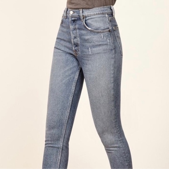 Reformation Serena High Skinny in Lanai Skinny Jeans - Picture 2 of 10